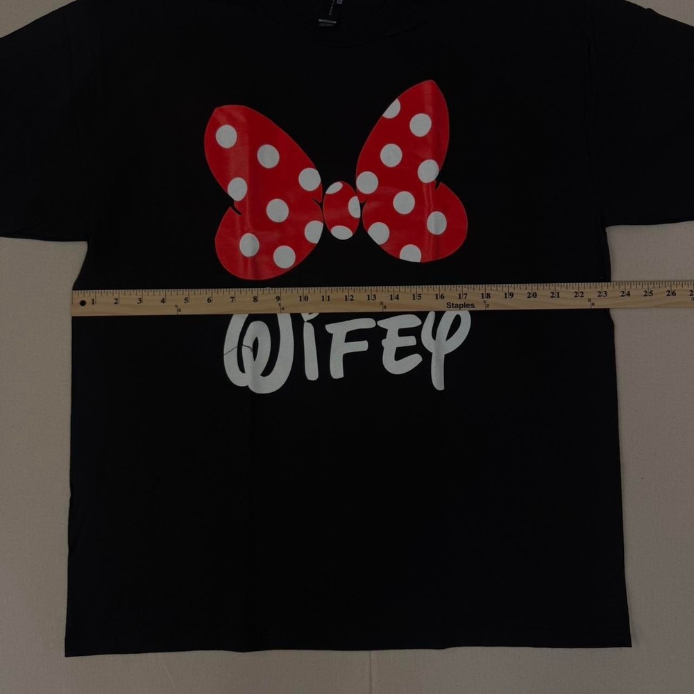 Brand new "Wifey" graphic tee with red polka dot bow design ❤️ - Picture 2 of 3